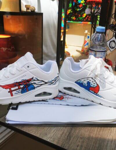 customisation chaussures elise mahiet la ciotat