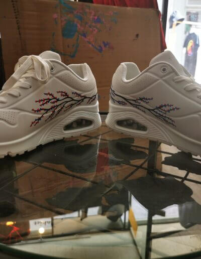 customisation chaussures elise mahiet la ciotat