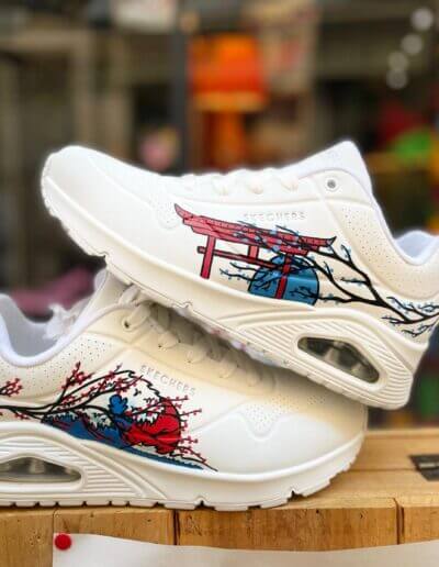 customisation chaussures elise mahiet la ciotat