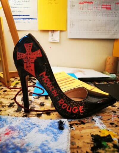 customisation chaussures elise mahiet la ciotat