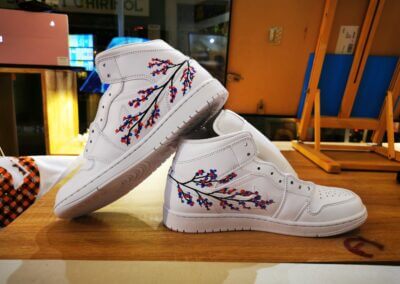 customisation chaussures elise mahiet la ciotat