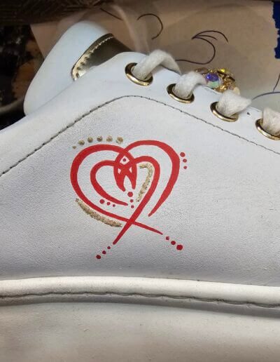 customisation chaussures elise mahiet la ciotat