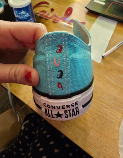 customisation chaussures elise mahiet la ciotat