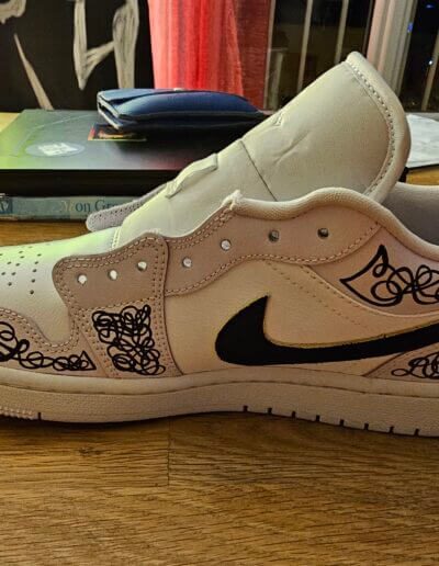 customisation chaussures elise mahiet la ciotat