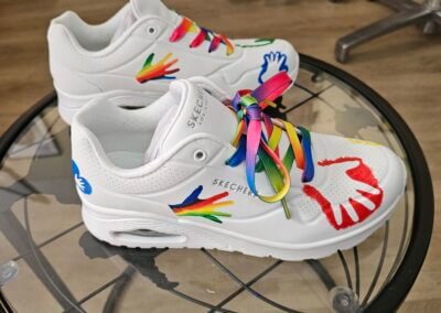 customisation chaussures elise mahiet la ciotat