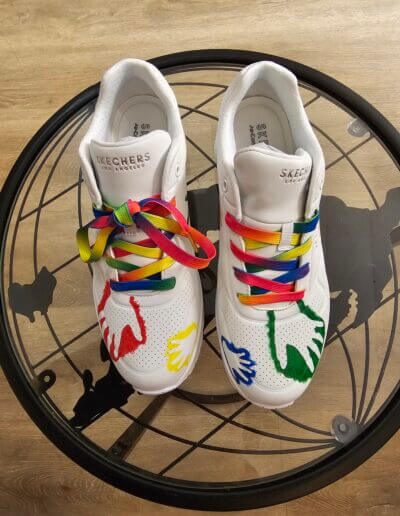 customisation chaussures elise mahiet la ciotat