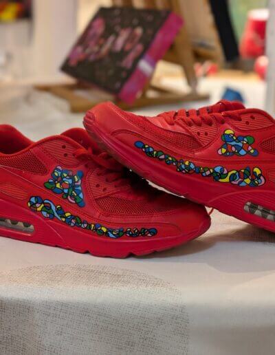 customisation chaussures elise mahiet la ciotat