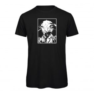 T-shirt KPOP3 - Gdragon Visuel Blanc sur Noir
